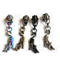 Load image into Gallery viewer, Stretching Cat Zipper Pull