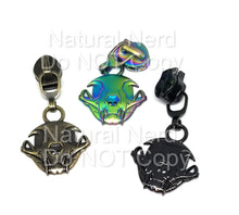 Load image into Gallery viewer, Cat Skull Zipper Pull