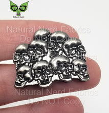 Load image into Gallery viewer, Skull Pile 1 inch Strap ends (Pack of 4)