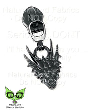 Load image into Gallery viewer, Dragon Head Zipper Pull