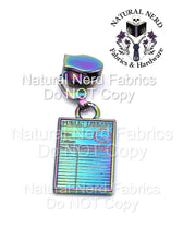 Load image into Gallery viewer, Library Card Zipper Pull