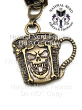 Load image into Gallery viewer, Goth Coffee Mug Zipper Pull