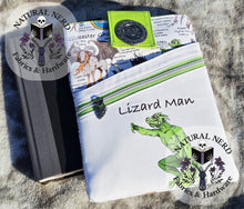 Load image into Gallery viewer, Lizard Man Book Sleeve