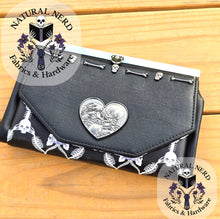 Load image into Gallery viewer, Bone Damask Zephy Wallet Clutch