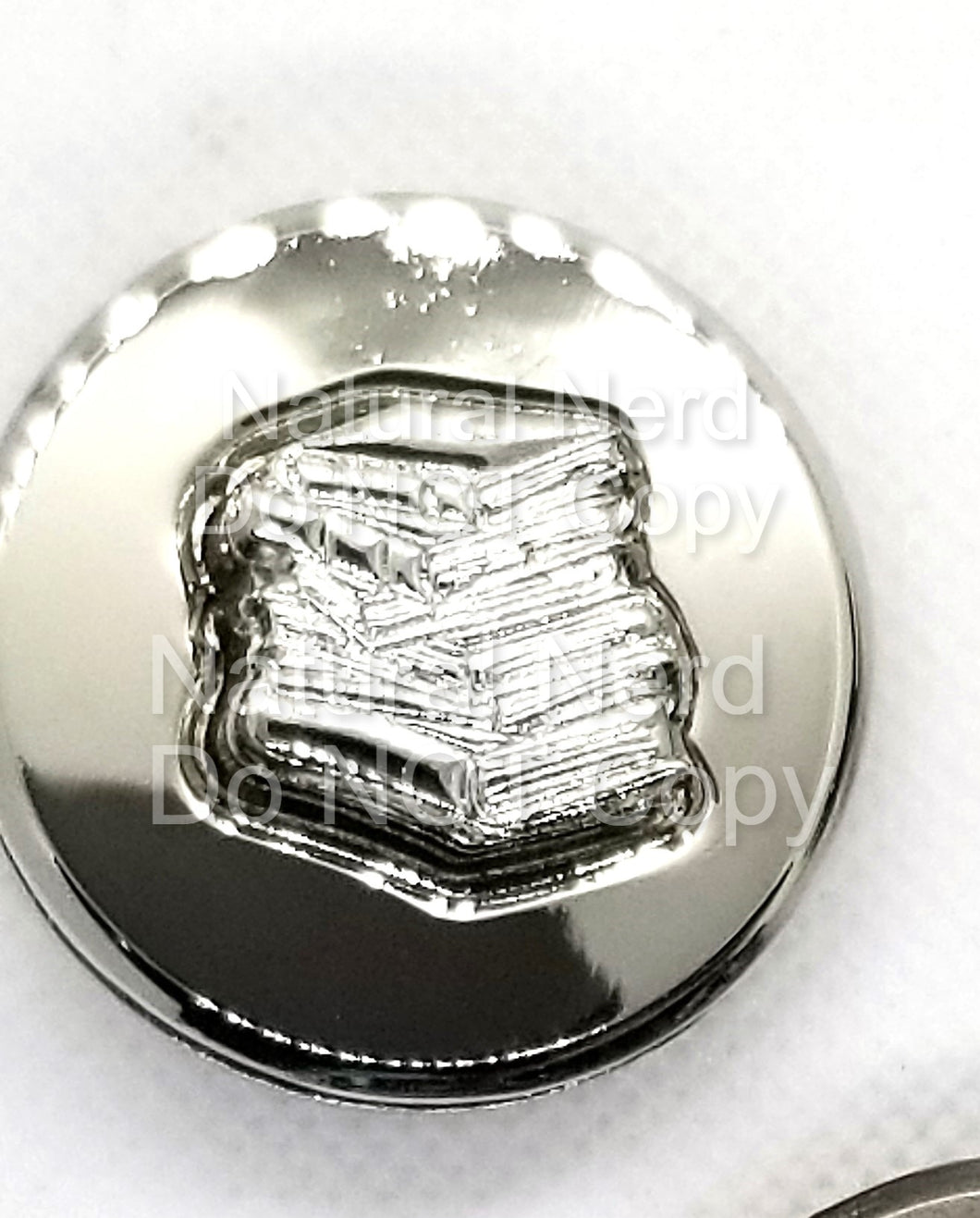 shiny nickel Book Stack Turn Lock