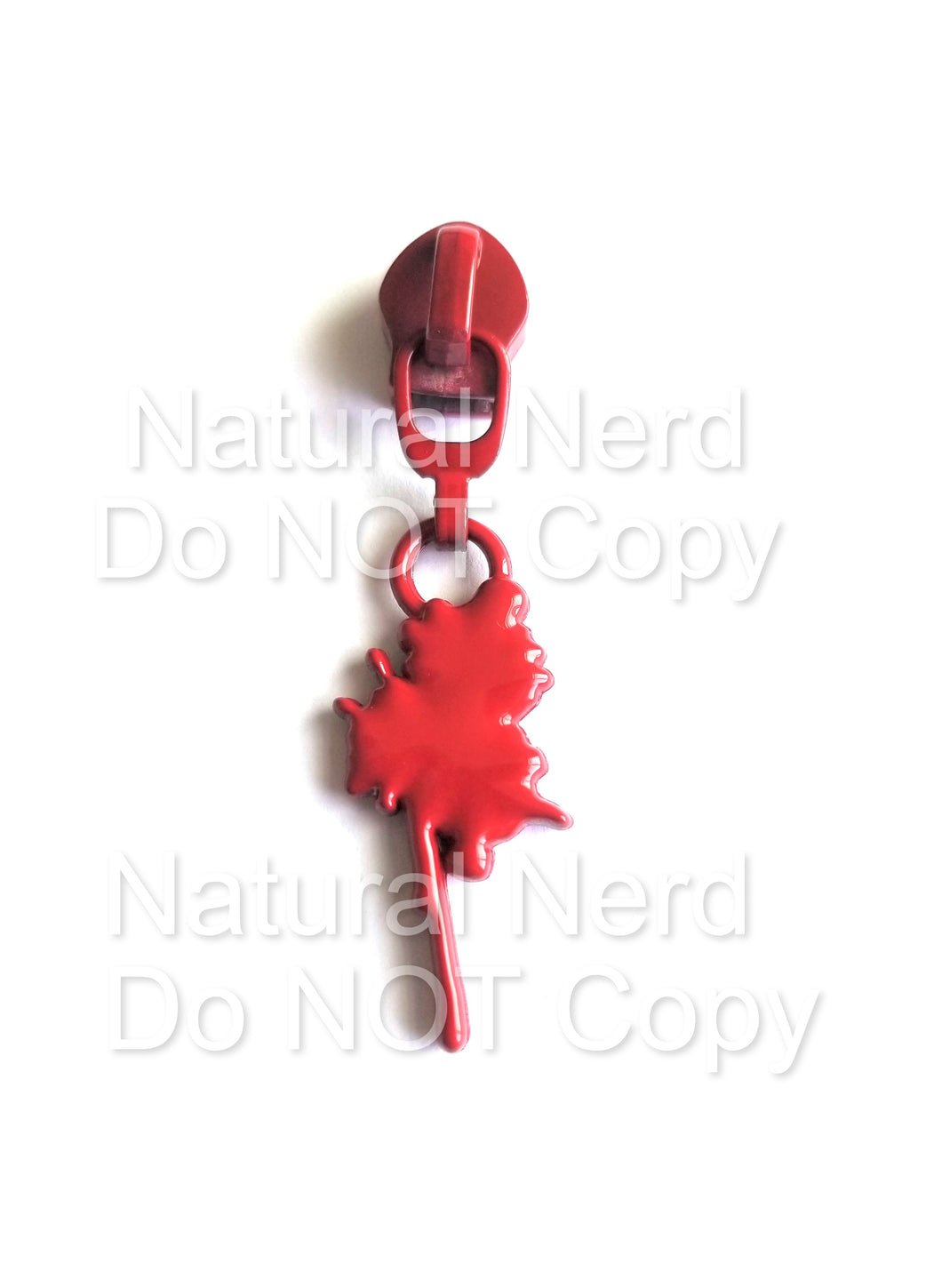 Blood Drip Zipper Pull