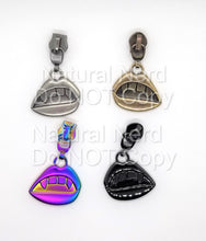 Load image into Gallery viewer, Vampire Lips Zipper Pull
