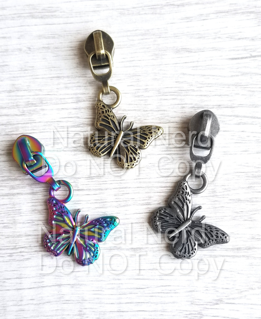 Butterfly Zipper Pull