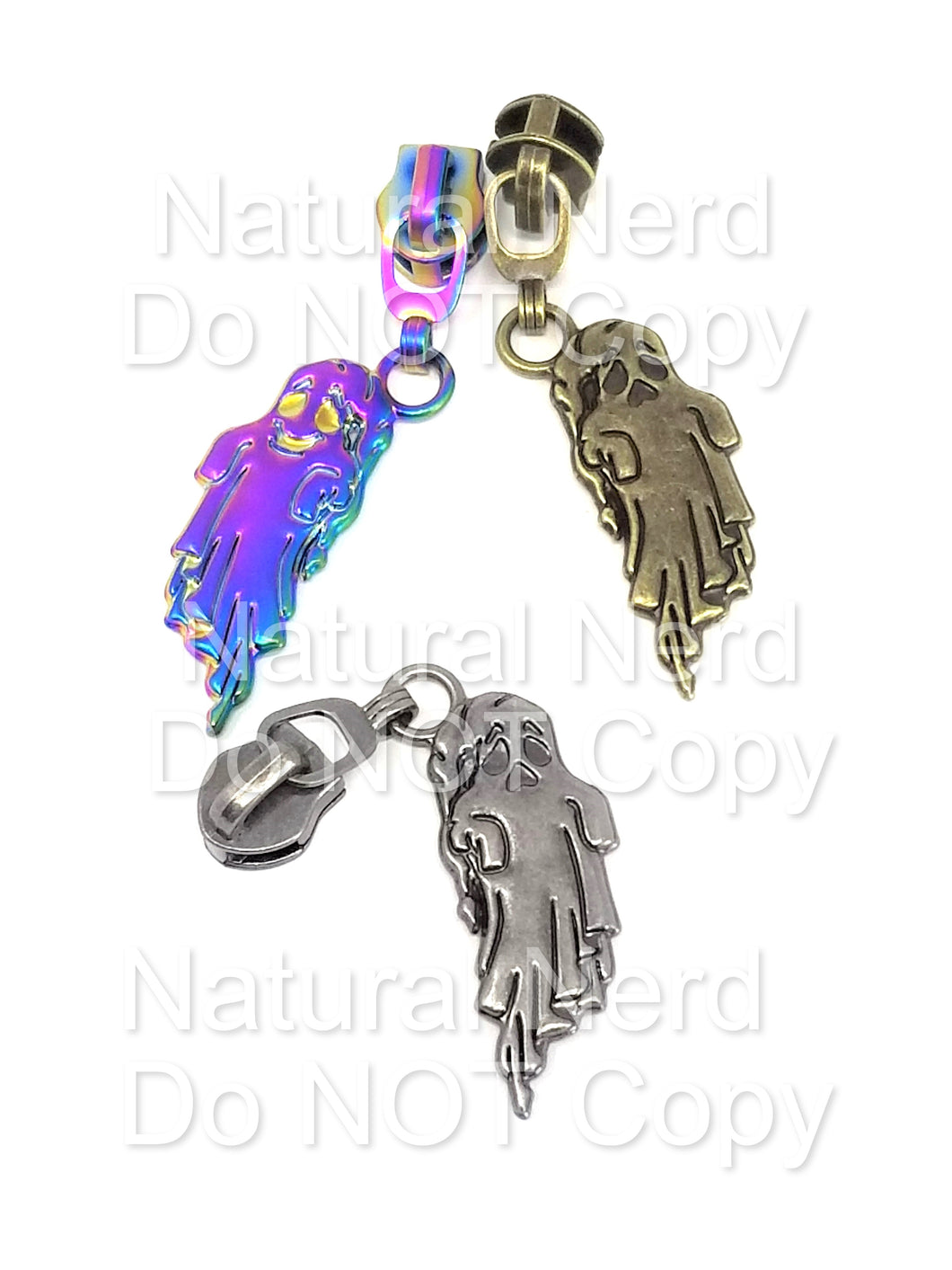 Reversible Ghost Zipper Pull