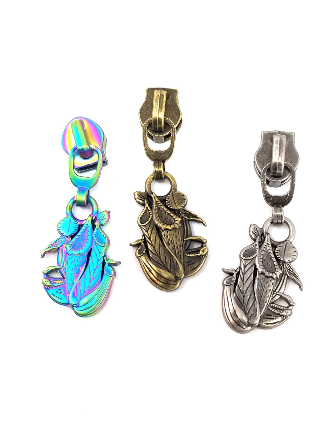 Pitcher Plant Zipper Pull