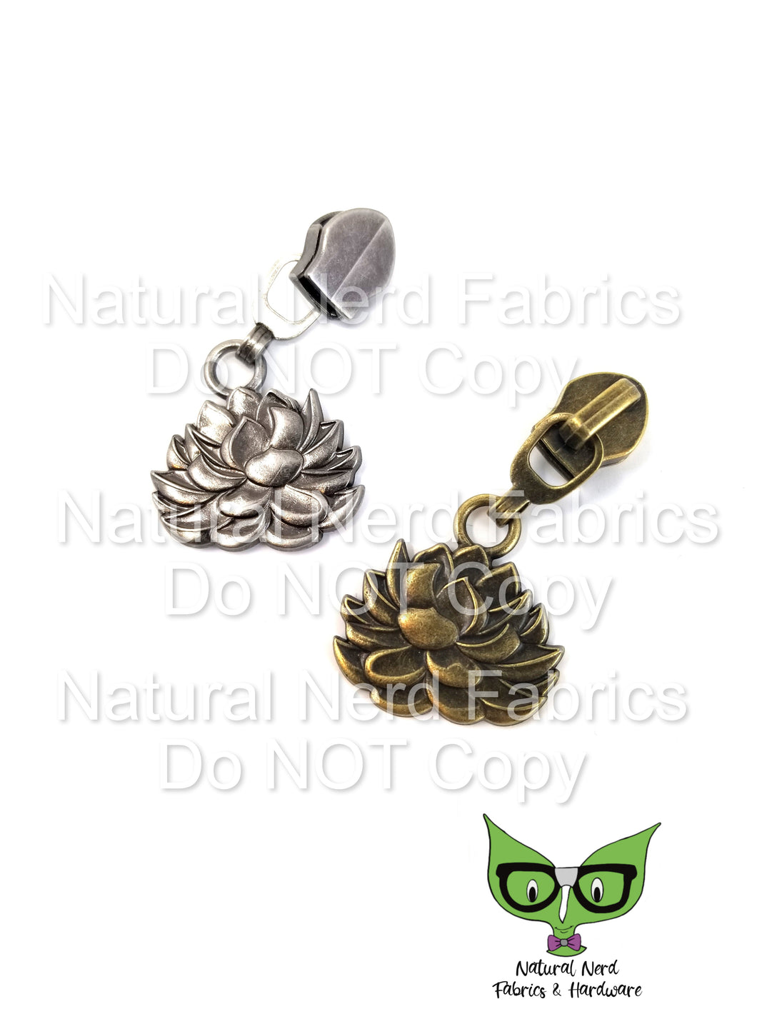 Succulent Zipper Pull