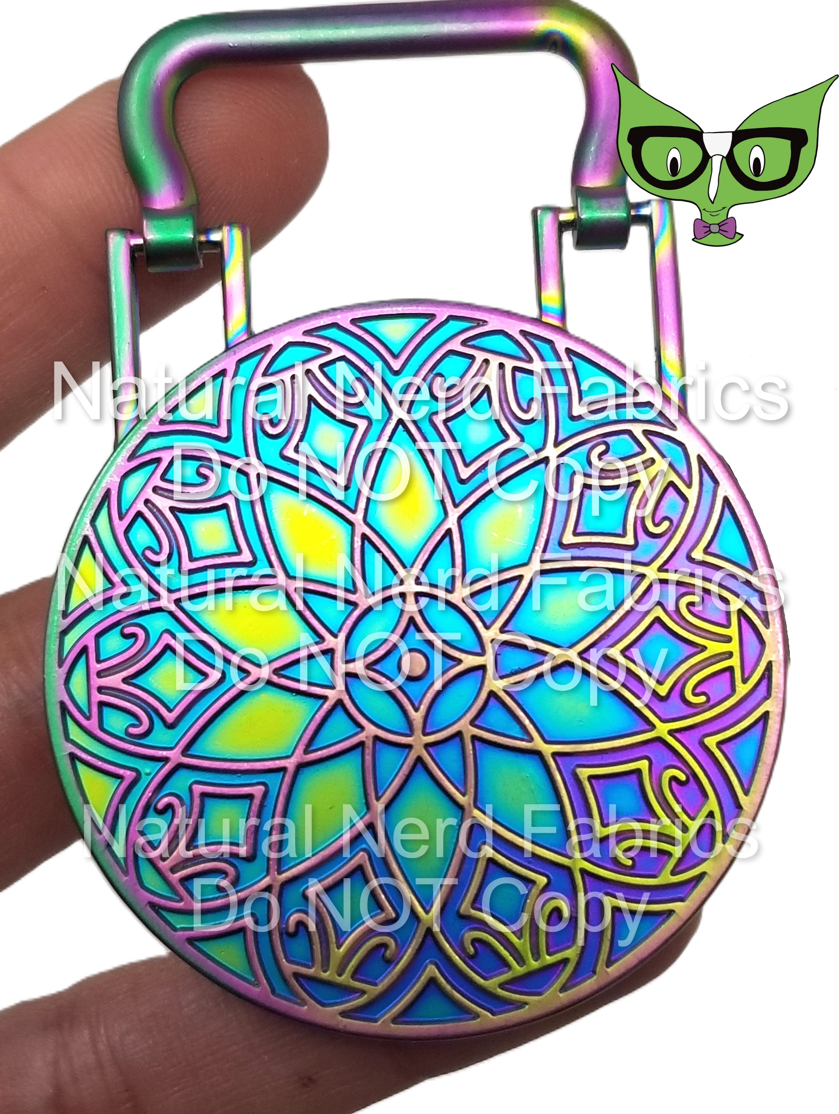 Stained Glass Window Strap Anchors (Pack of 2) – Natural Nerd Fabrics ...
