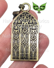 Load image into Gallery viewer, Stained Glass Window Zipper Pull
