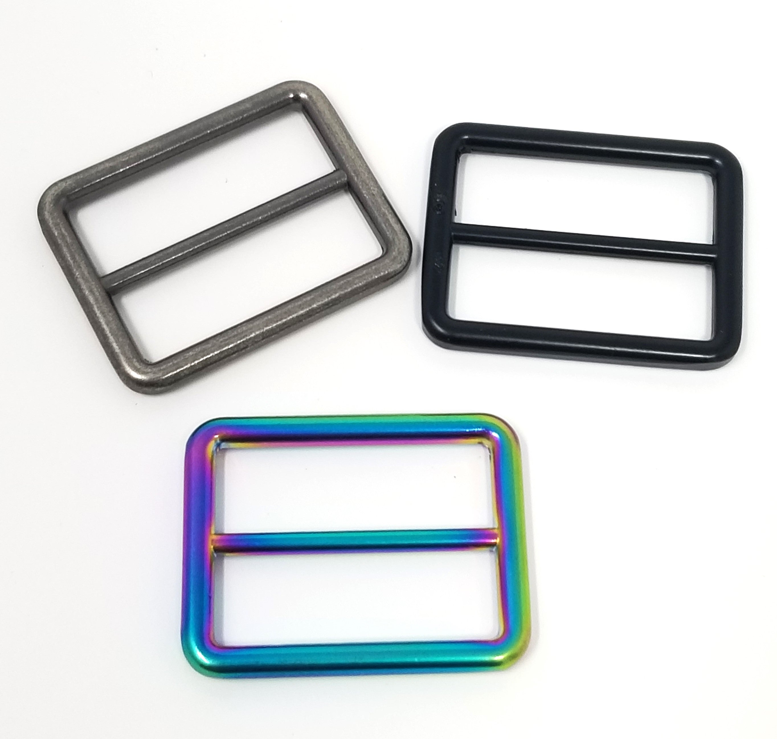 1 inch rectangle Slides pack of 5 – Natural Nerd Fabrics and Hardware