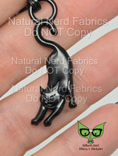 Load image into Gallery viewer, Stretching Cat Zipper Pull
