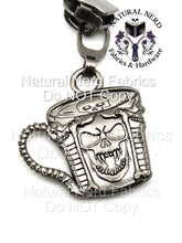 Load image into Gallery viewer, Goth Coffee Mug Zipper Pull
