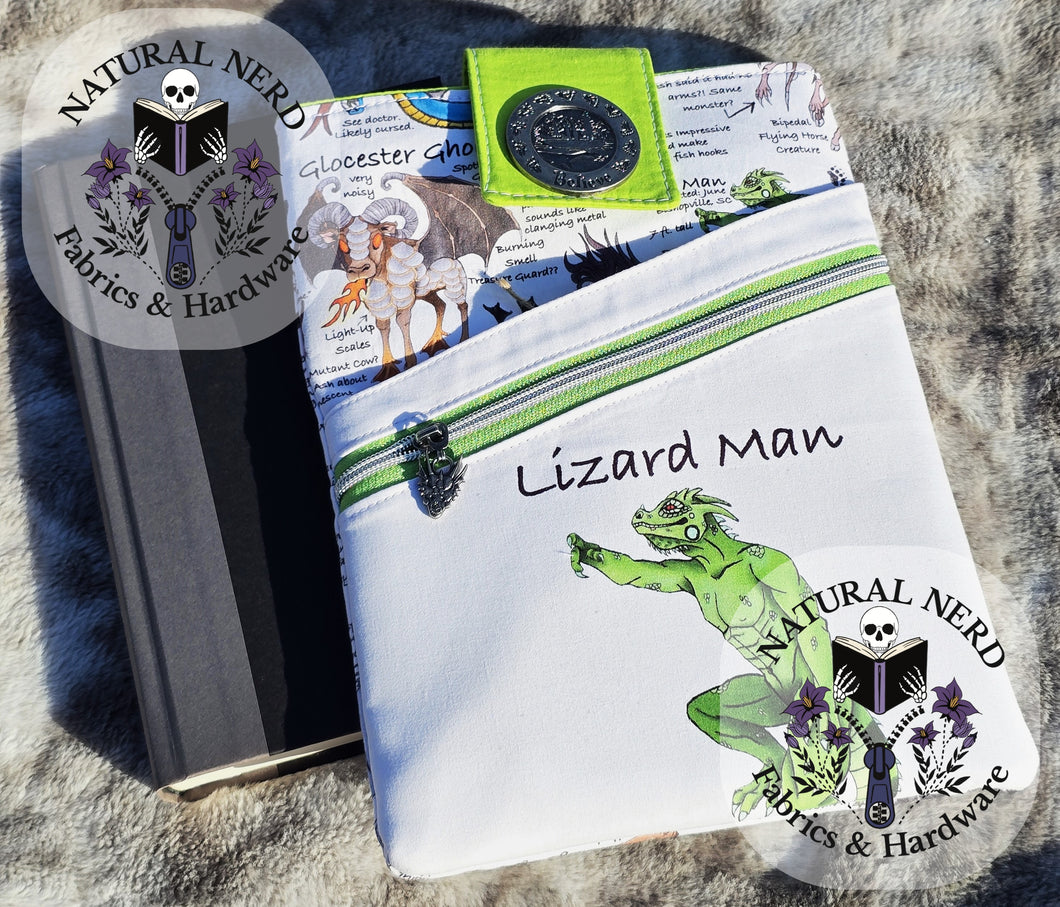 Lizard Man Book Sleeve