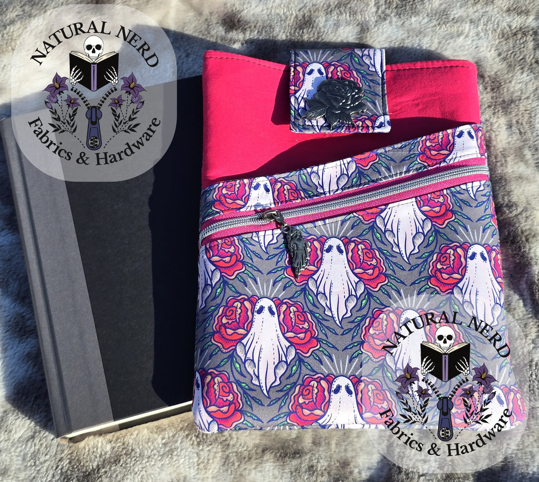 Rosy Ghost Book Sleeve