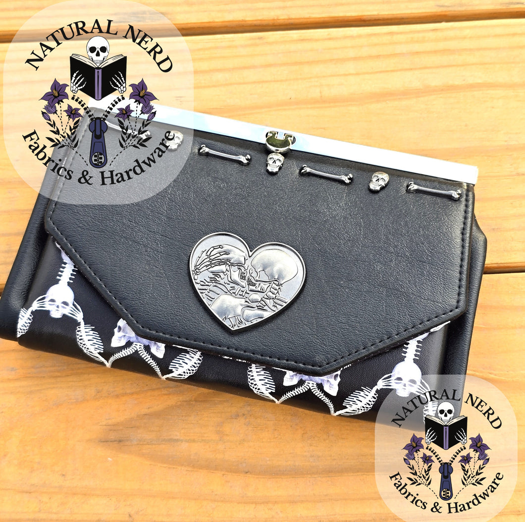 Bone Damask Zephy Wallet Clutch