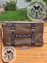 Load image into Gallery viewer, Equestrian ALL LEATHER Zipper Clutch
