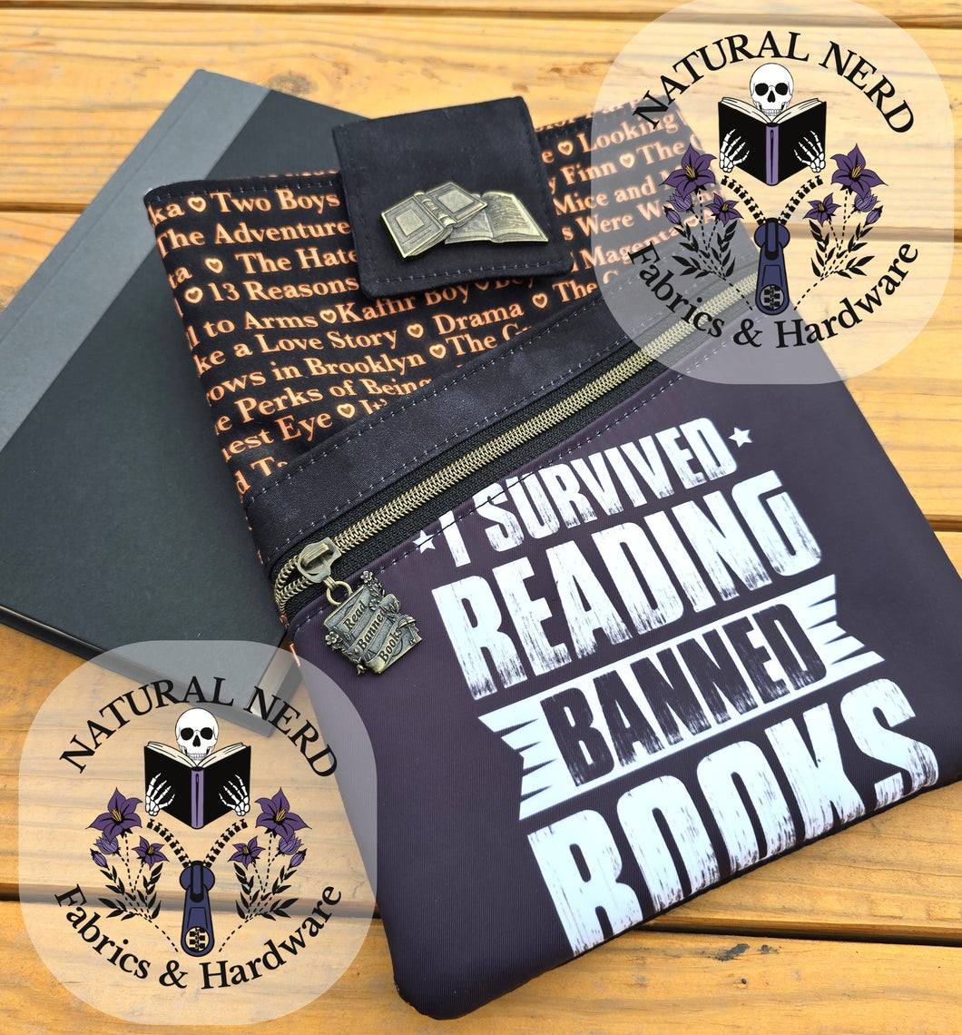 Survived Reading Banned Books Book Sleeve