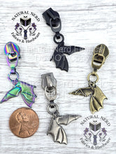 Load image into Gallery viewer, Vampire Bat Zipper Pull
