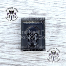 Load image into Gallery viewer, Skull Zipper End Caps (pack of 5)

