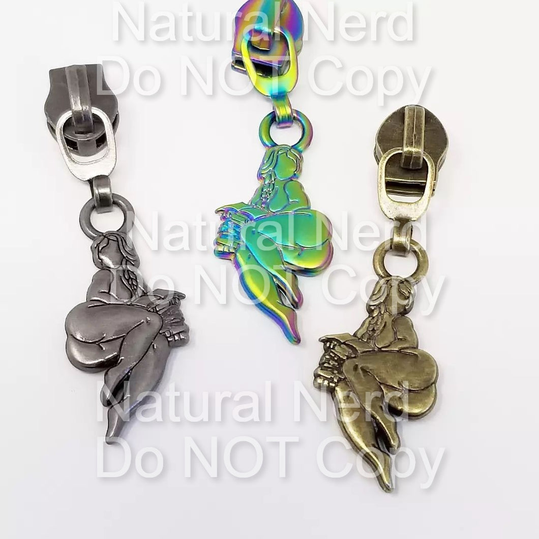 Bodacious Book Babe Zipper Pull