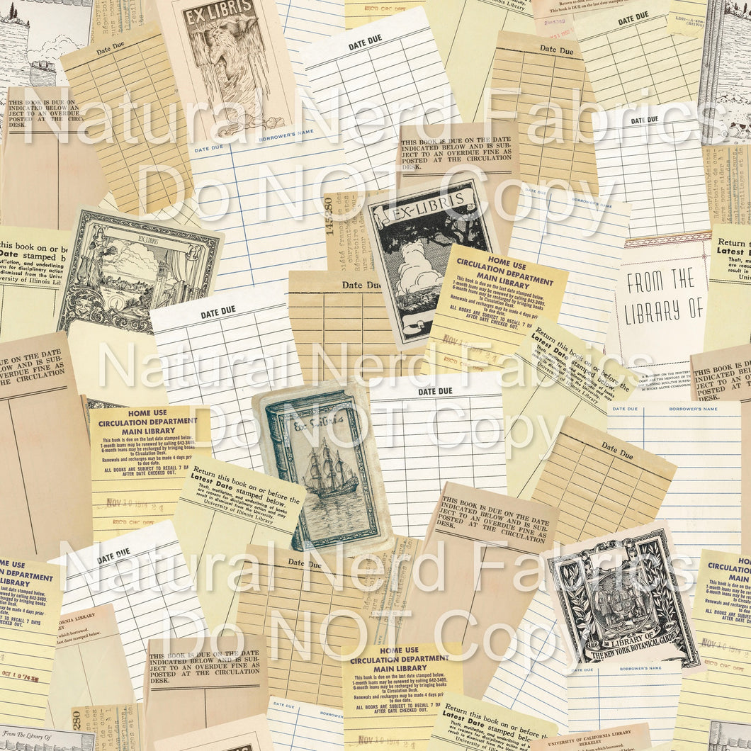 Vintage Library Cards
