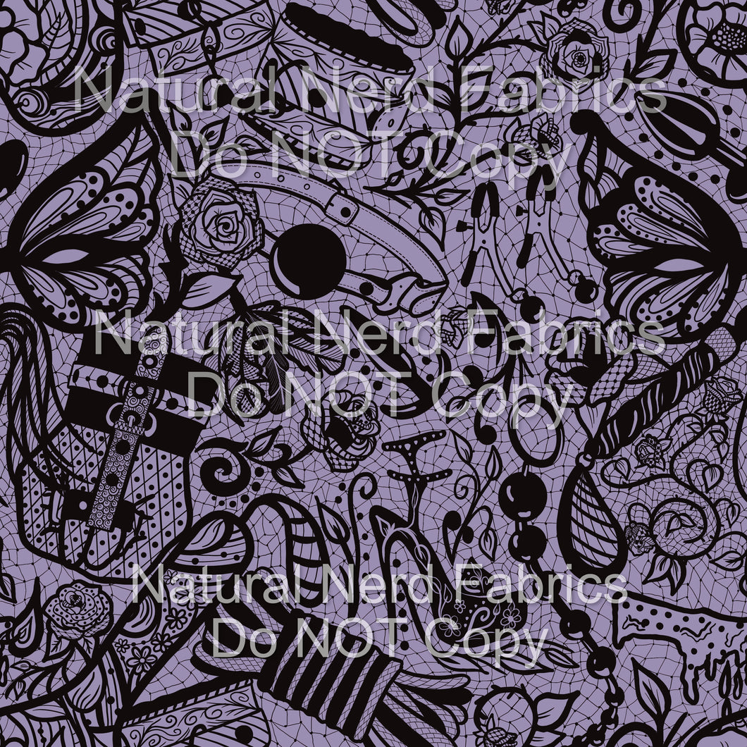 Purple Bondage Lace Remnant