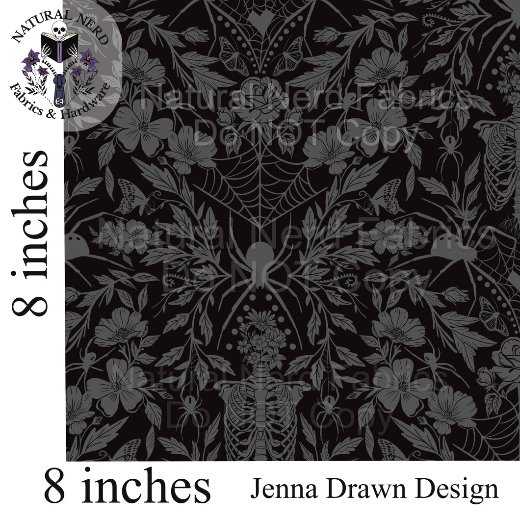 Grey on Black widow remnants